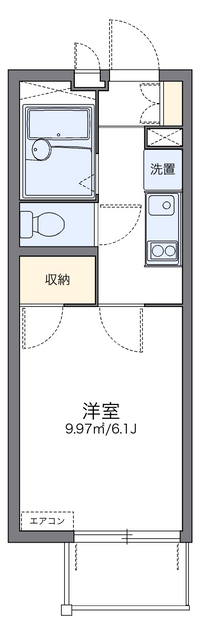 レオパレスすずしろ 間取り図