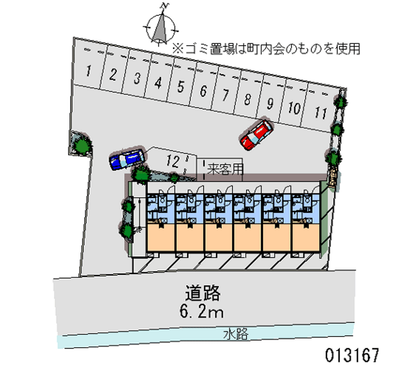 レオパレスリリ郡山 月極駐車場