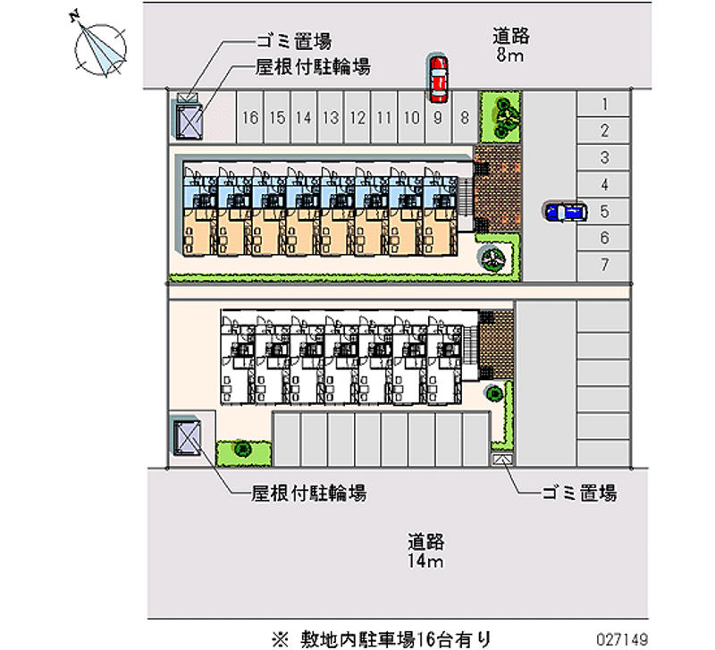 27149 Monthly parking lot