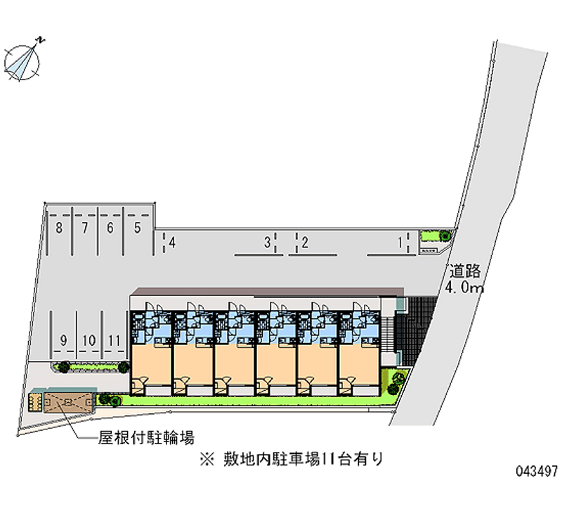 43497月租停車場