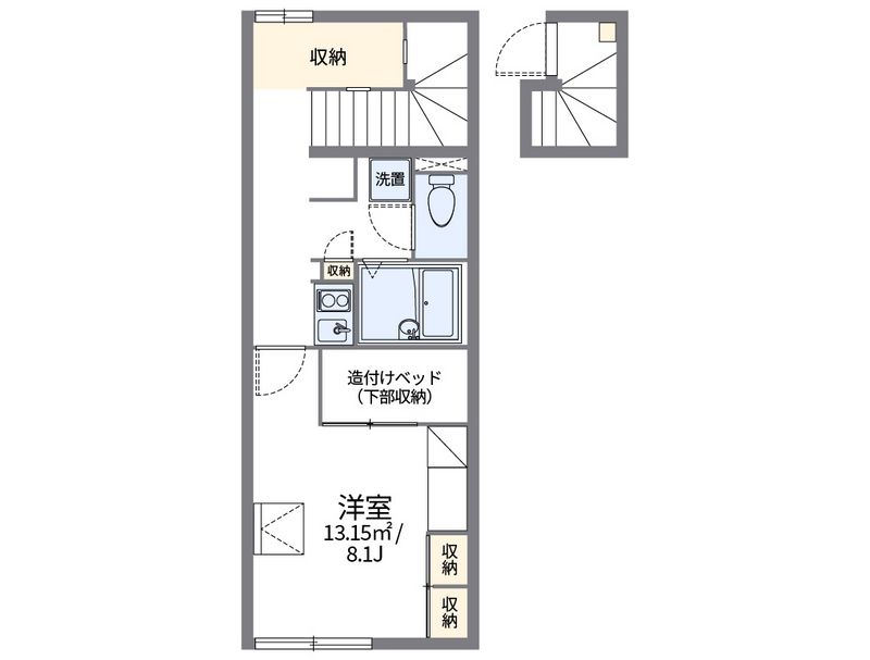 レオパレスパイシーズ 間取図