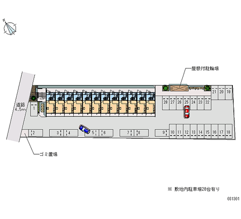 レオパレス久居 月極駐車場