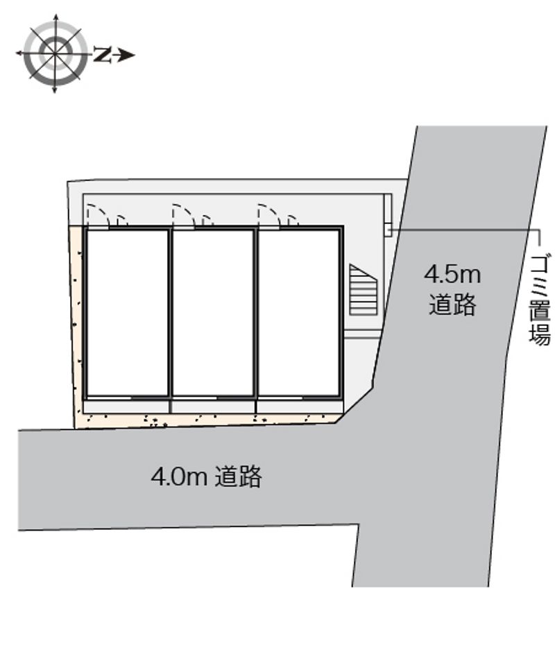 レオパレス西尾久 配置図