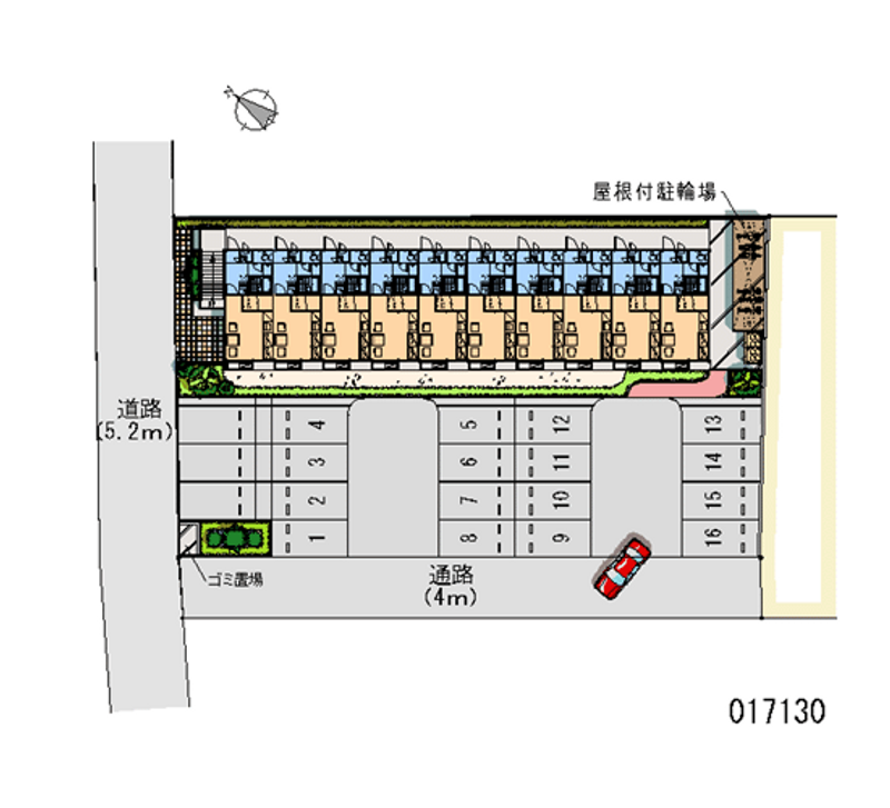 17130月租停車場