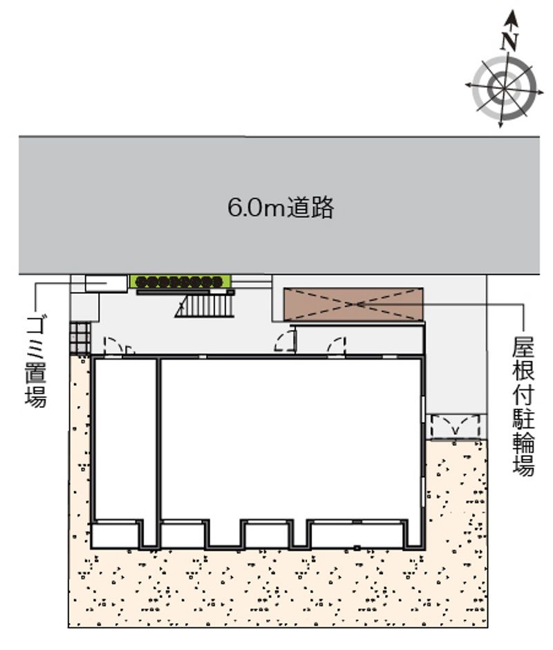 ミランダサニーハイツ　光 配置図