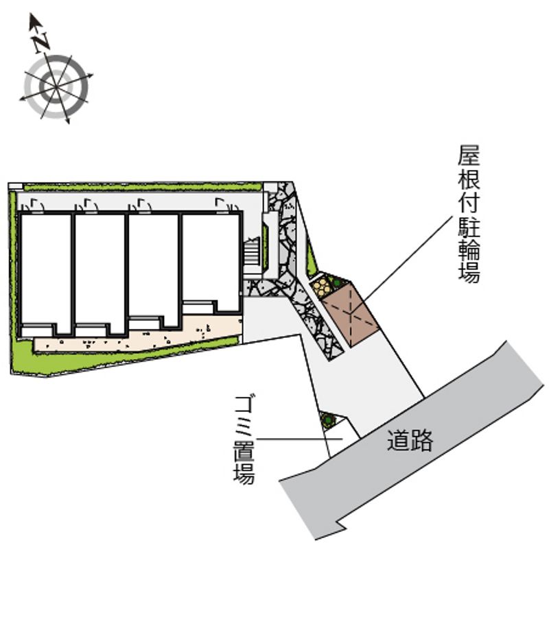 レオネクストパレス湘南菱沼Ⅱ 配置図