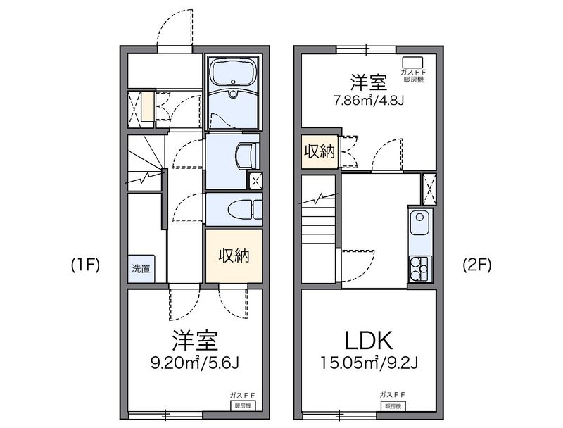 レオネクスト立岩 間取図