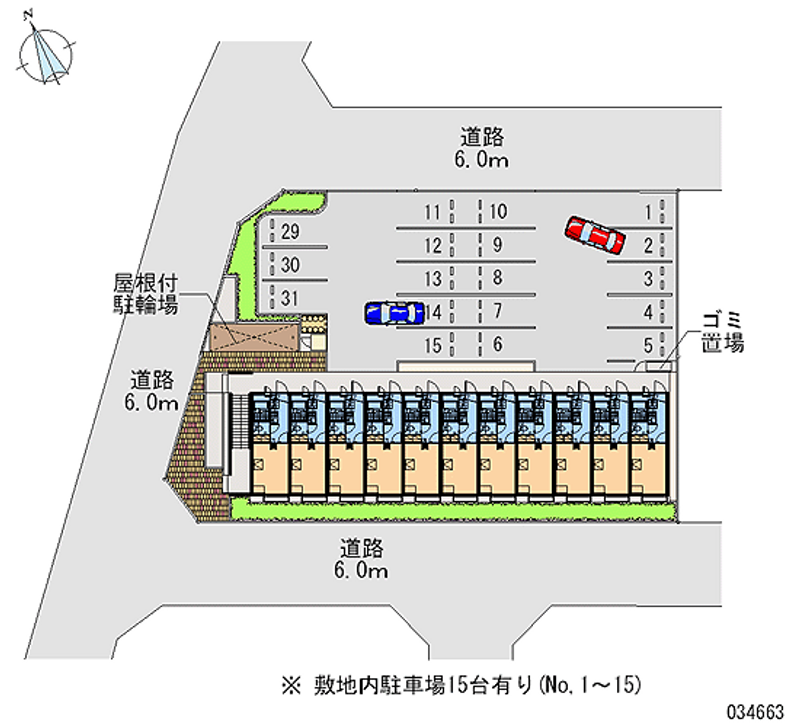 34663 Monthly parking lot