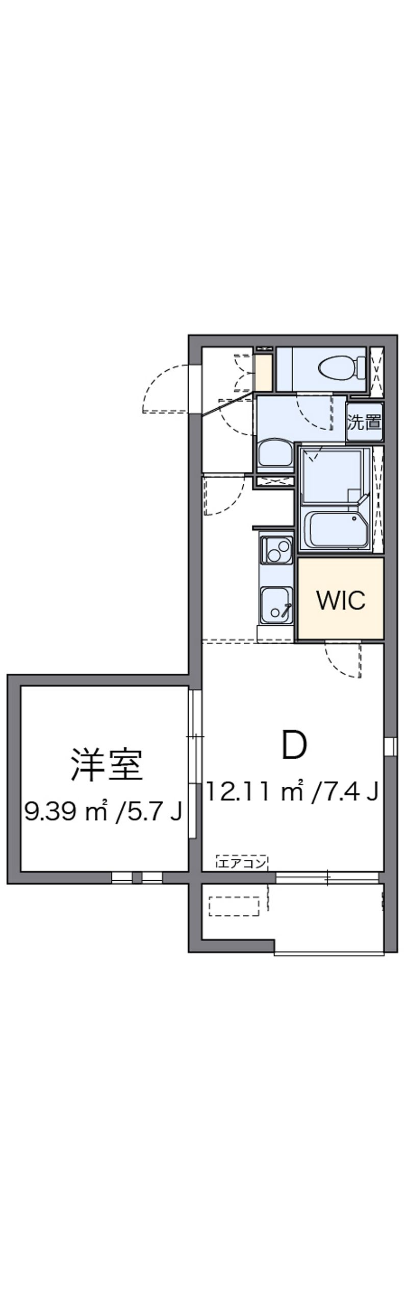 ミランダ深大寺 間取図