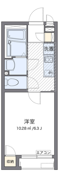 クレイノ壱番館 間取り図