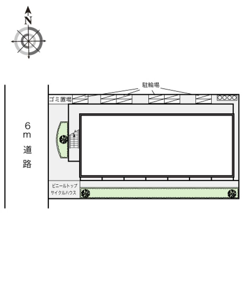 レオパレスブリリアントⅡ 配置図