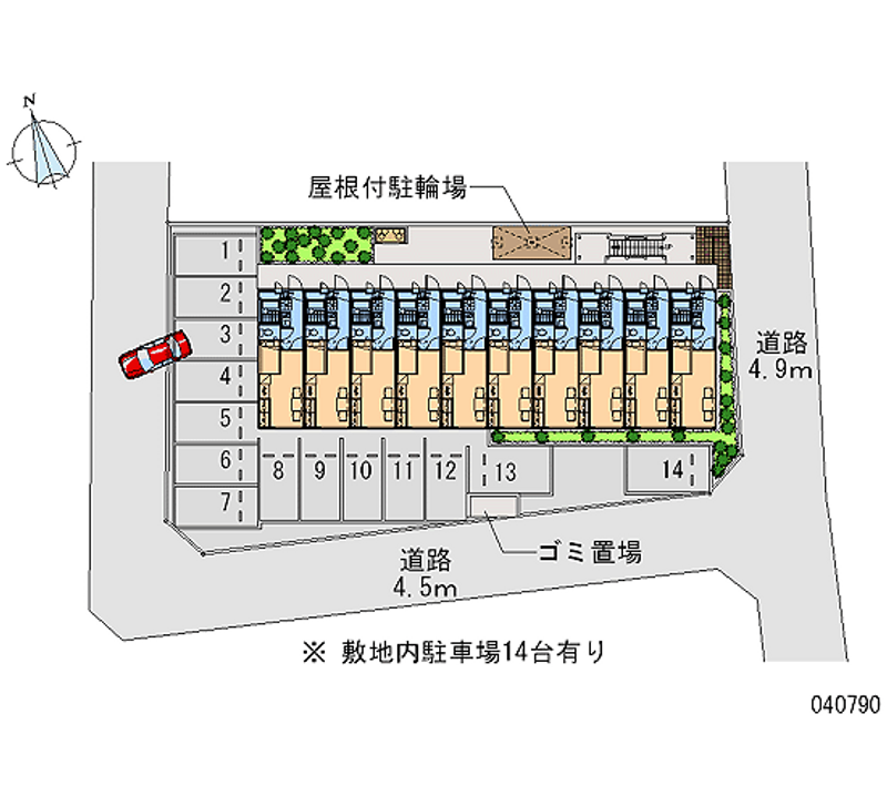 40790 Monthly parking lot