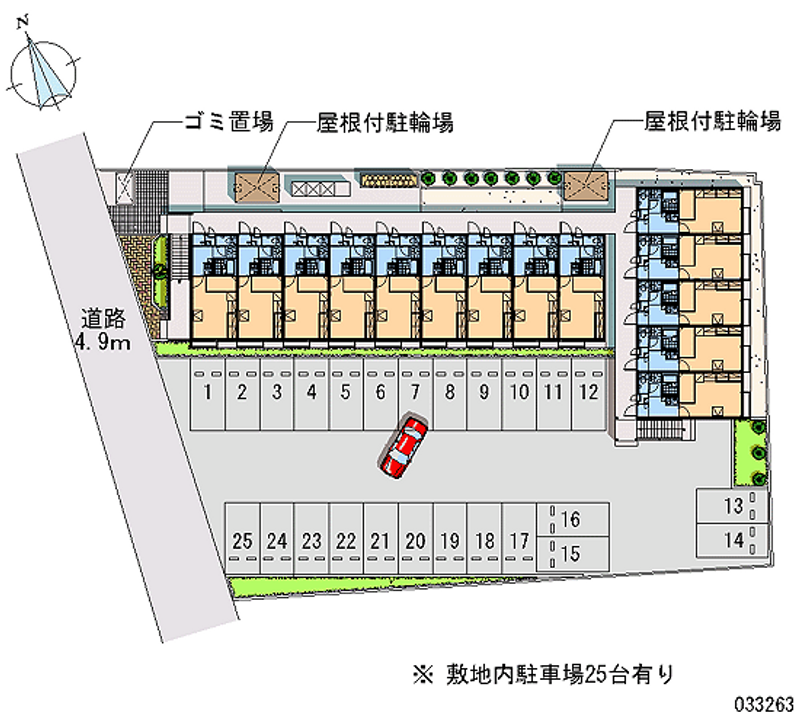 33263 Monthly parking lot