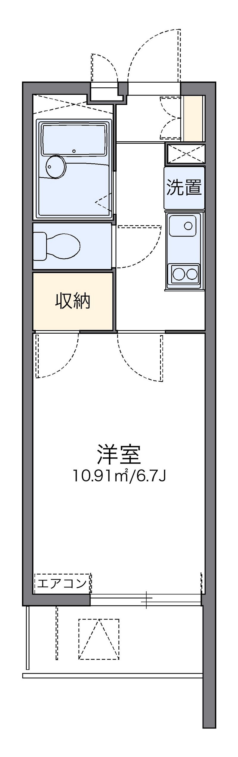 レオパレス並木 間取り