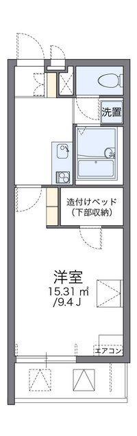 レオパレスシャン　フルール 間取り図