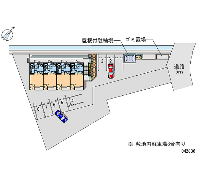 レオネクストメゾン　ナガエ 月極駐車場