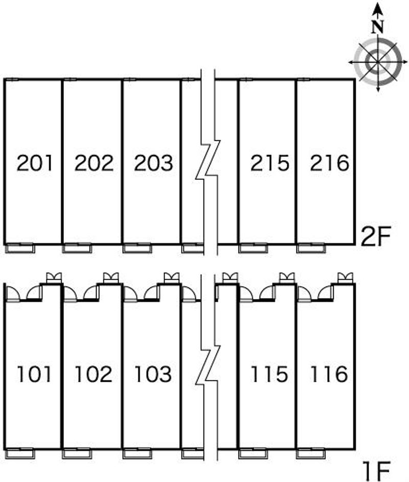 レオパレスＳｕｎｓｈｉｎｅ石川 間取配置図