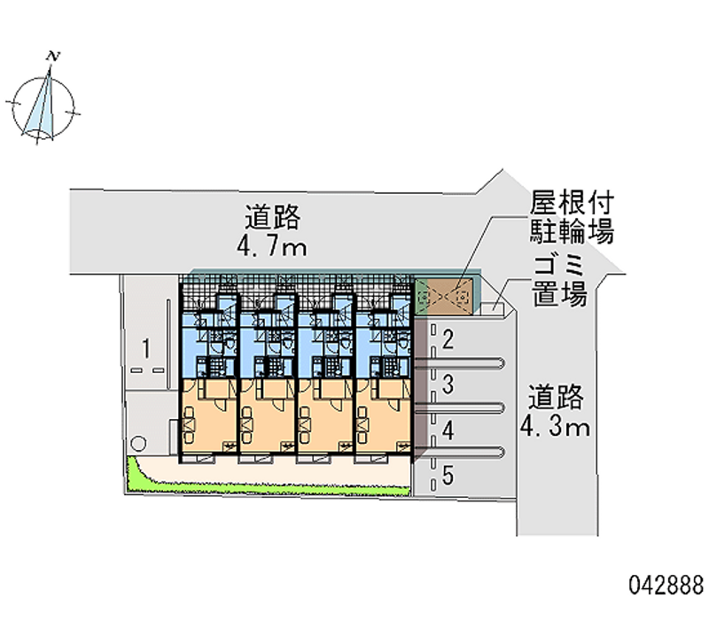 レオネクストなごみ 月極駐車場