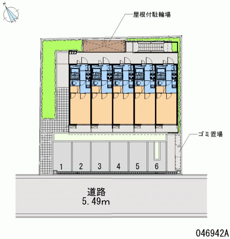 レオパレスフォンターナ老松 月極駐車場