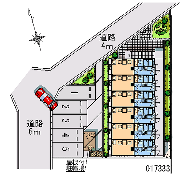 レオパレスサニータウン 月極駐車場