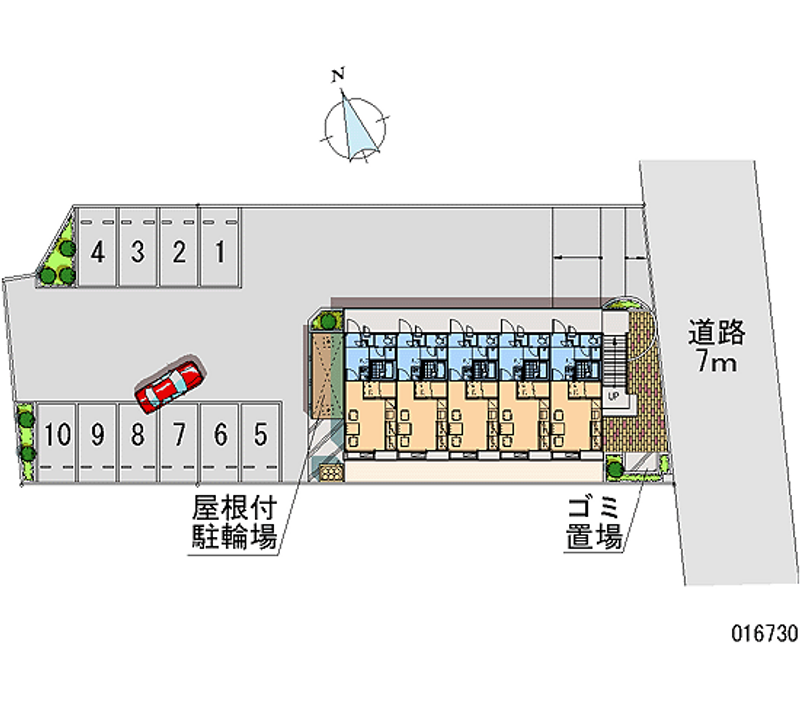 レオパレス花葉Ａ 月極駐車場