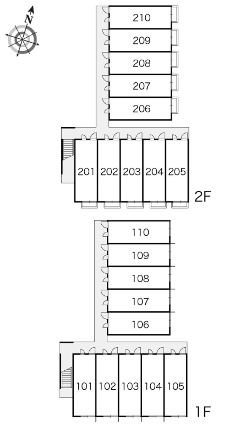レオパレスＪＯＹ 間取配置図