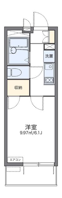 レオパレスラッキー 間取り図