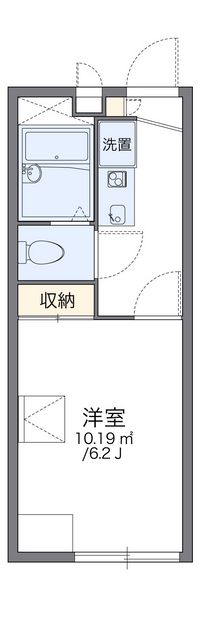 レオパレスリヴェール 間取り図