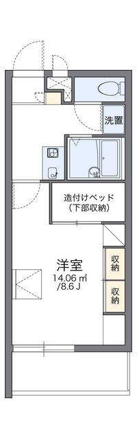 レオパレスＨＫスクエア 間取り図