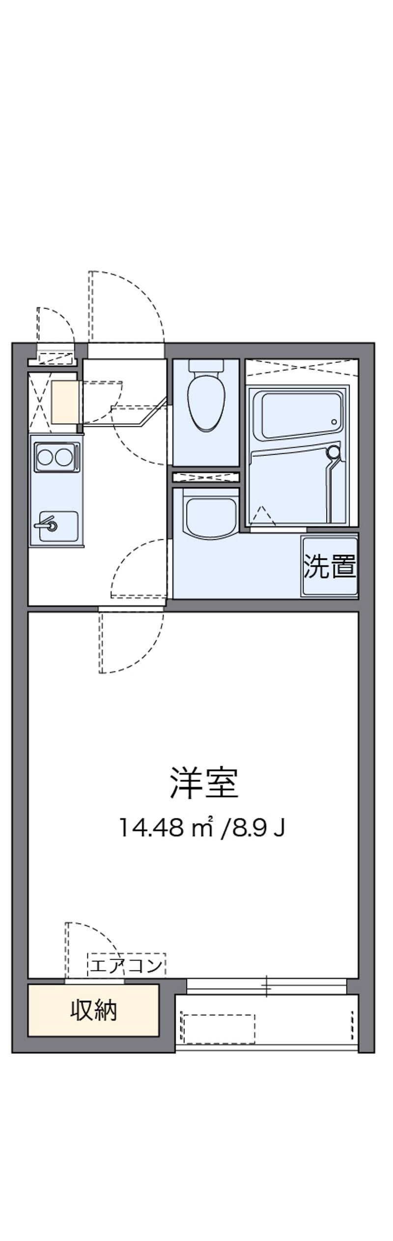 クレイノアペルト泉佐野Ⅰ 間取り
