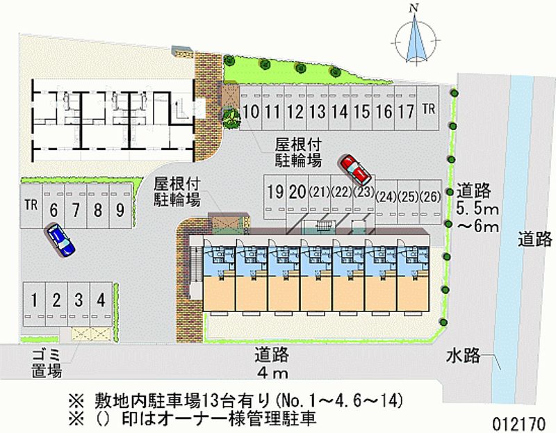 12170月租停车场