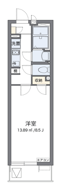 クレイノショコラ 間取り図