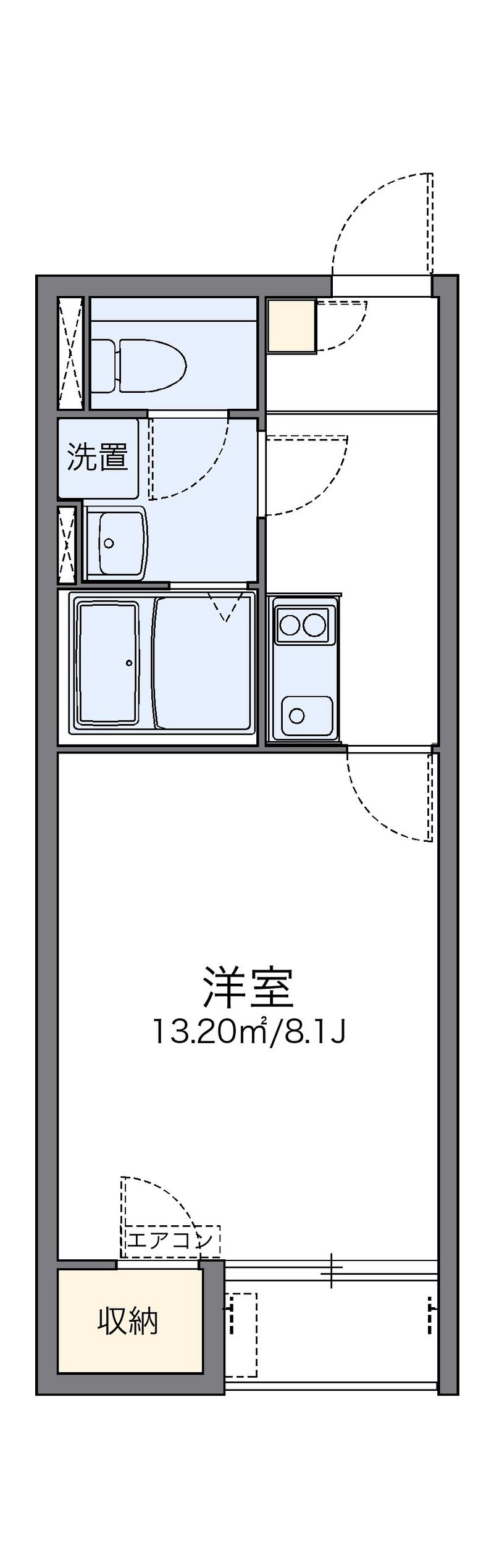 レオネクスト沖台 間取図
