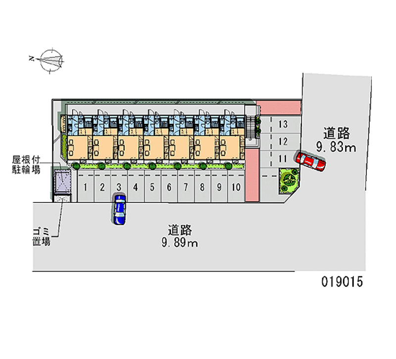 レオパレス和田Ｍ 月極駐車場