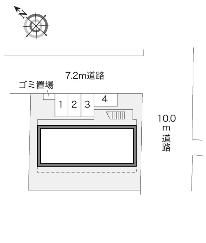レオパレス船橋南本町 配置図
