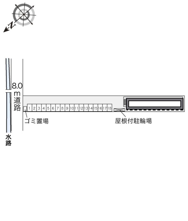 レオパレスＲ＆Ｊ 配置図