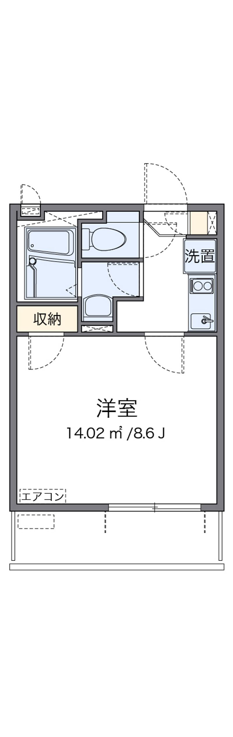 レオネクストパタータ 間取図