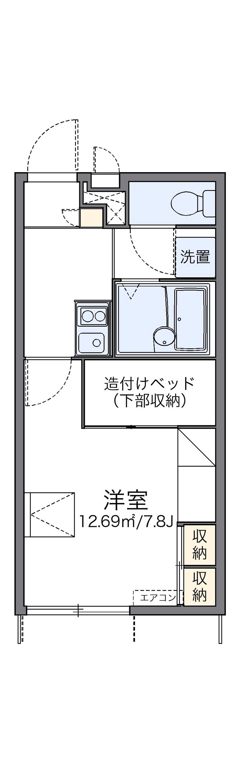 leopalace Riverside Niji 户型图