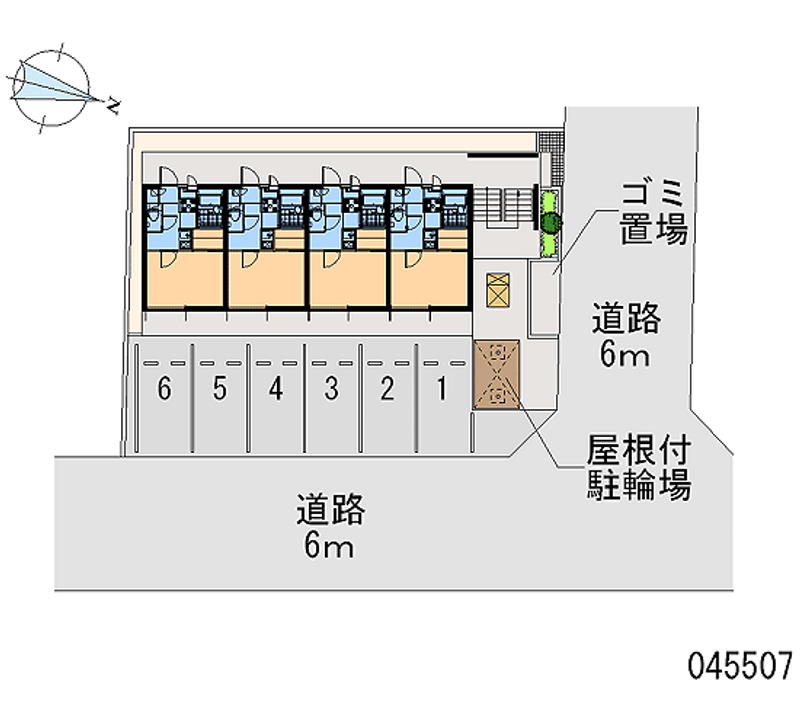 レオパレスみゆきⅡ 月極駐車場