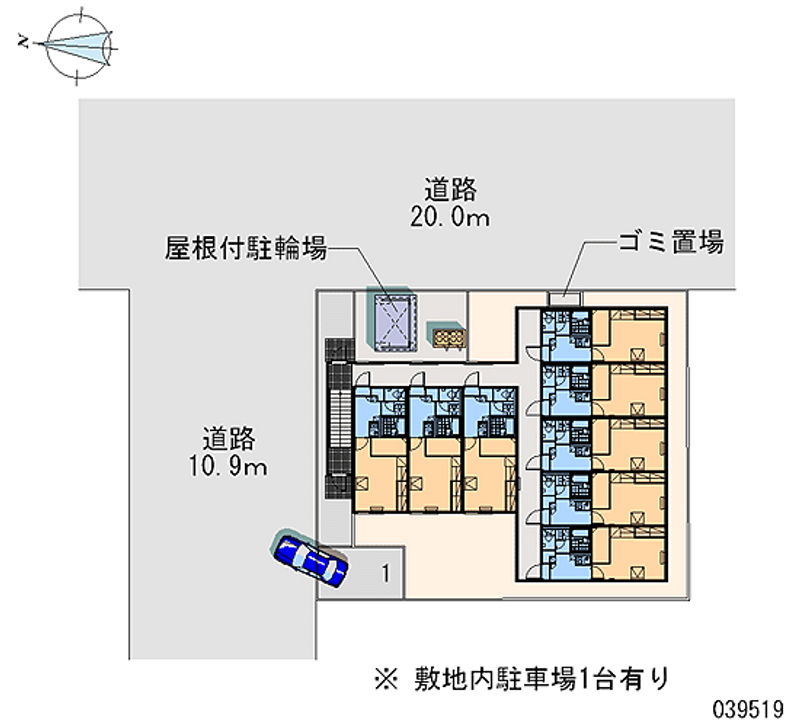 レオパレストーヤ 区画図