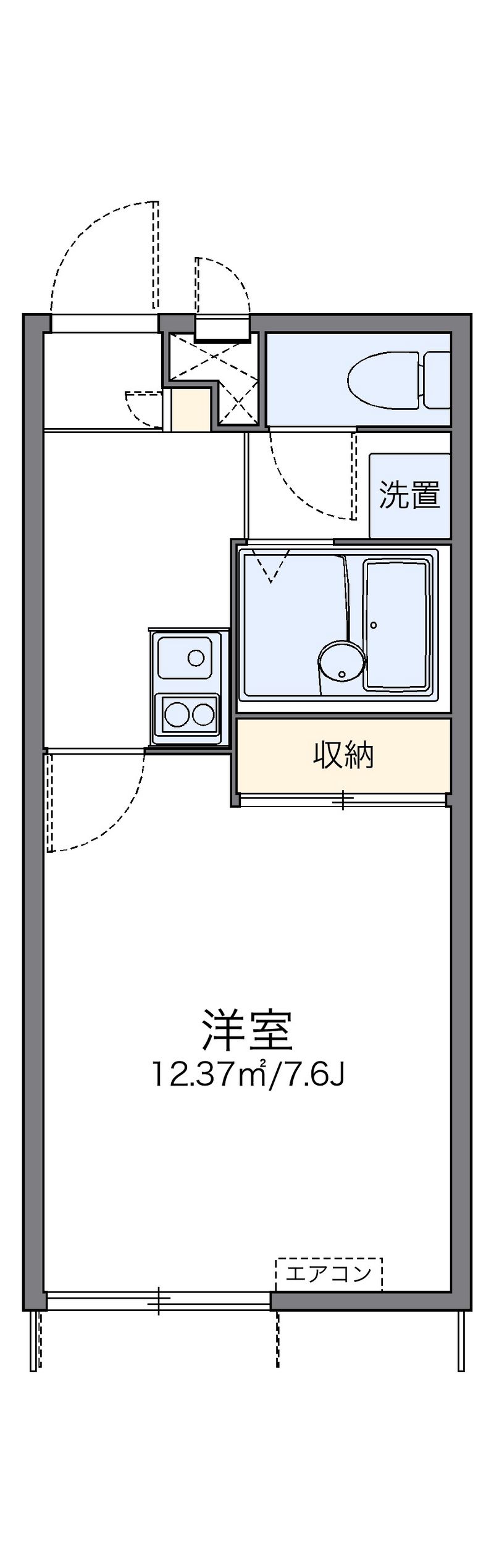 レオパレスウェルカム３９ 間取図