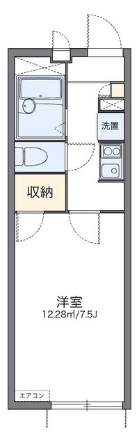 レオパレスレグルス 間取り図