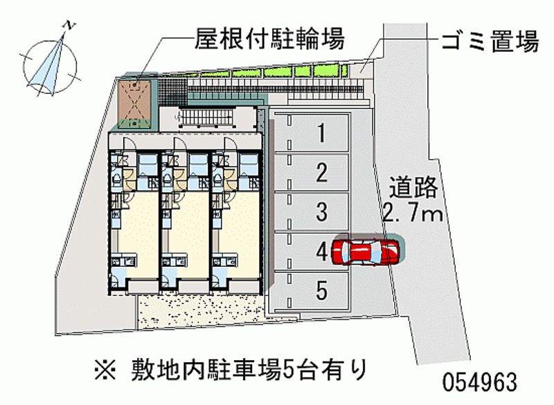 54963月租停車場