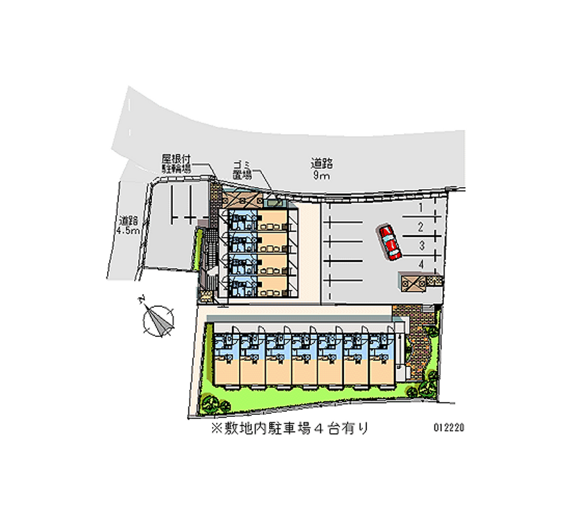 レオパレス菊屋 区画図