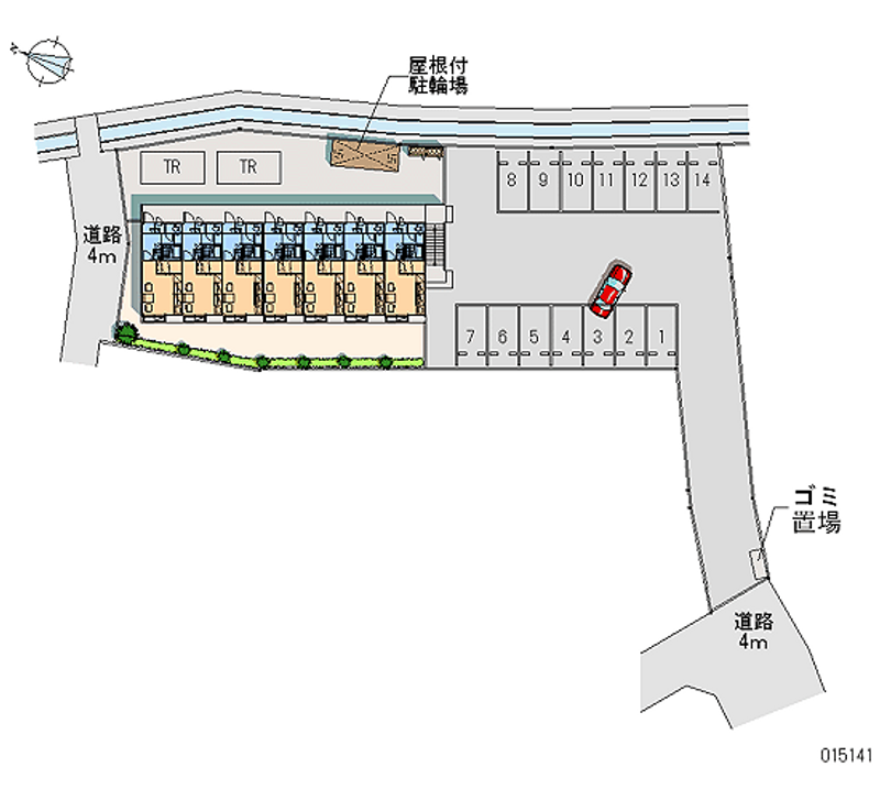 15141月租停車場