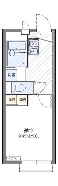 レオパレスヴァンベールⅢ 間取り図