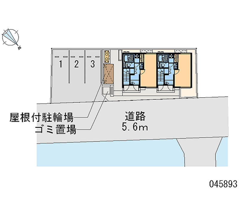 レオネクストリバーサイドＹＡＳ 区画図