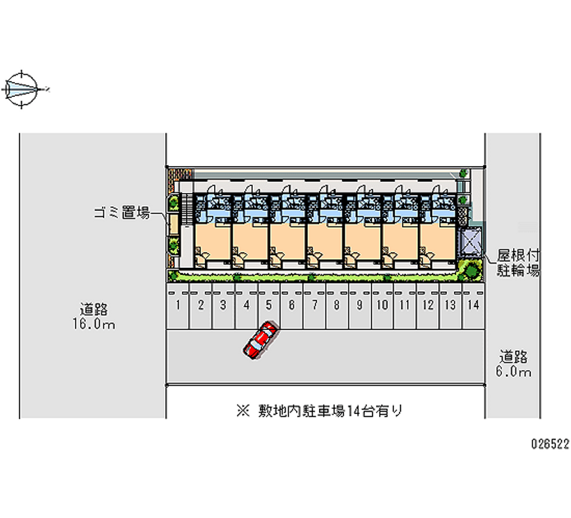 26522 Monthly parking lot