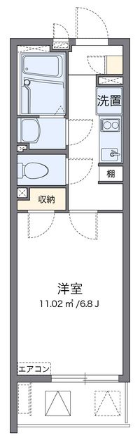 クレイノ柏桜館Ⅱ 間取り図