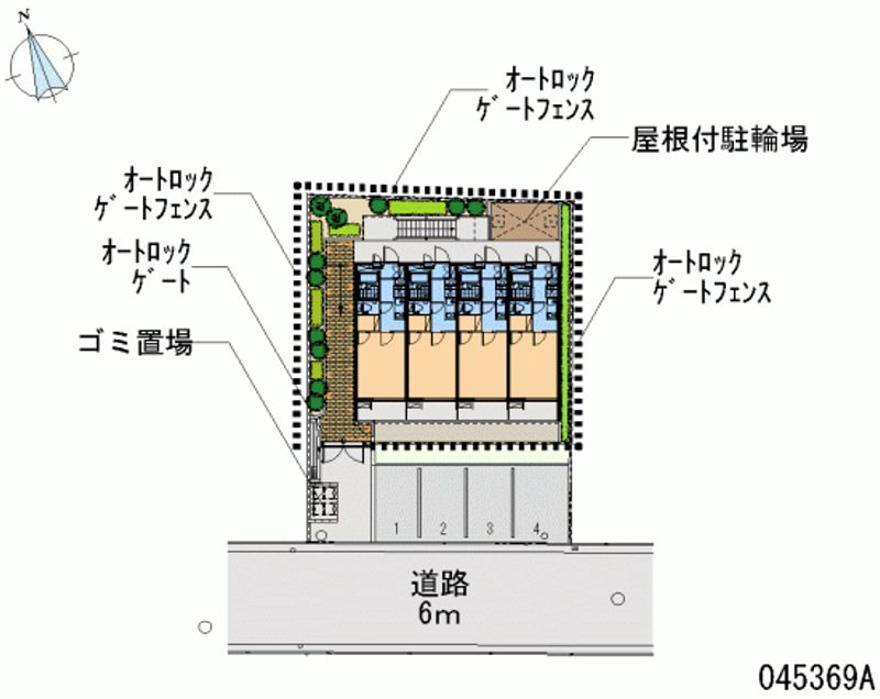 レオパレス梅北フィオーレ 月極駐車場